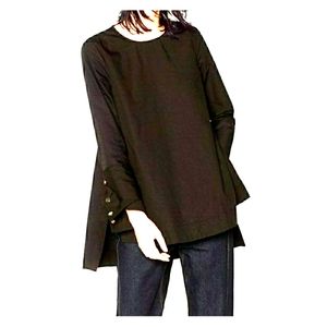 Zara Side Split Top